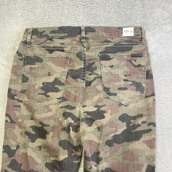 Hudson Barbara High Waist Skinny Jeans Women's Size 31 Camo Causal Chic Luxury - Picture 6 of 13